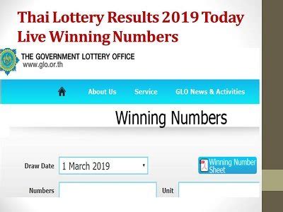thailand lottery 2019 result today|Thailand nationwide lottery.